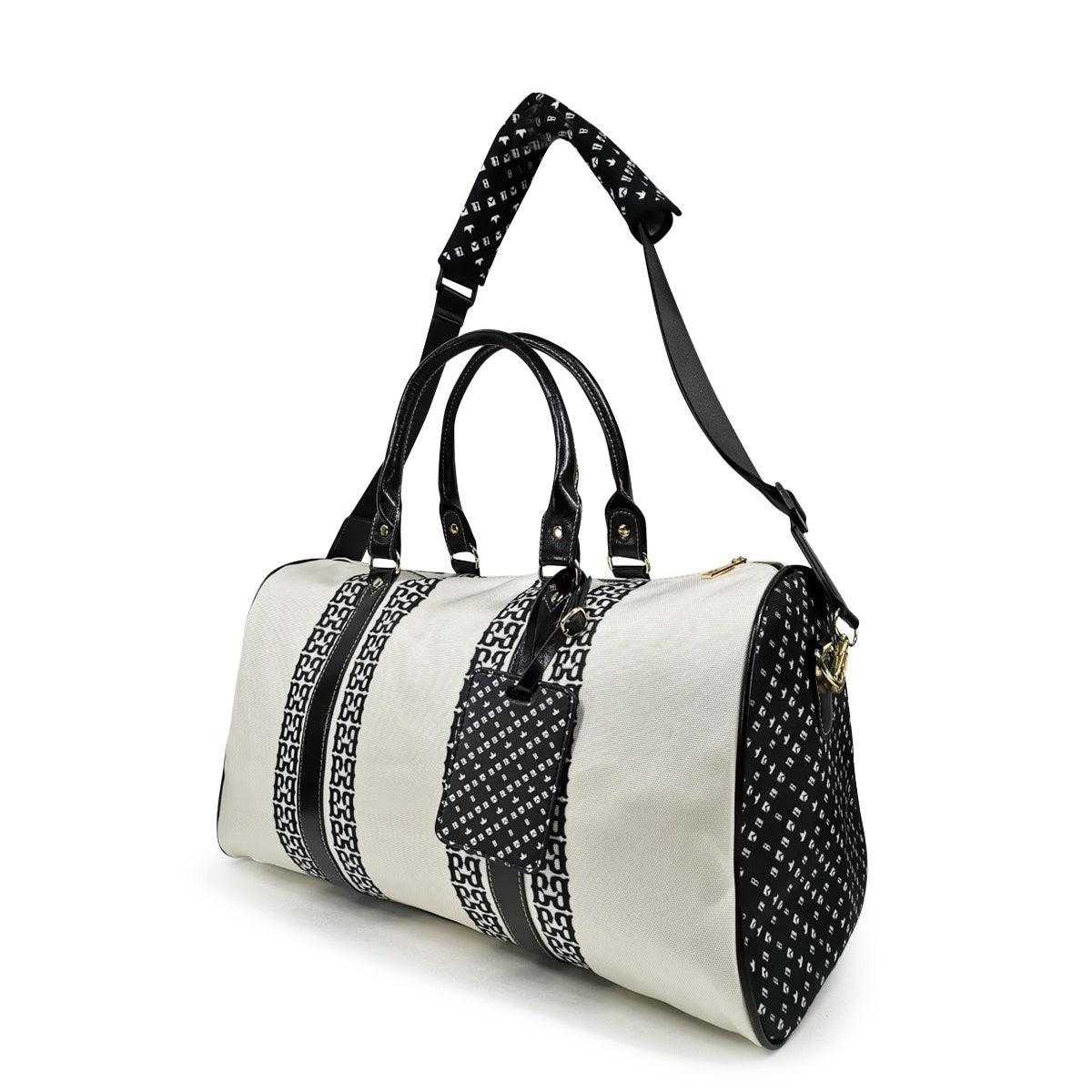 Black Lynx White A Gate Travel BagThe Black Lynx A Gate Travel Bag is the perfect companion for your next trip. This stylish bag is made from durable materials and features a sleek black and white deTravelbagsOriginalfbb Clothing co.Originalfbb Clothing CompanyBlack Lynx White